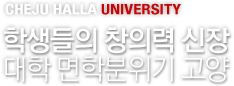 CHEJU HALLA UNIVERSITY - л âǷ   к 