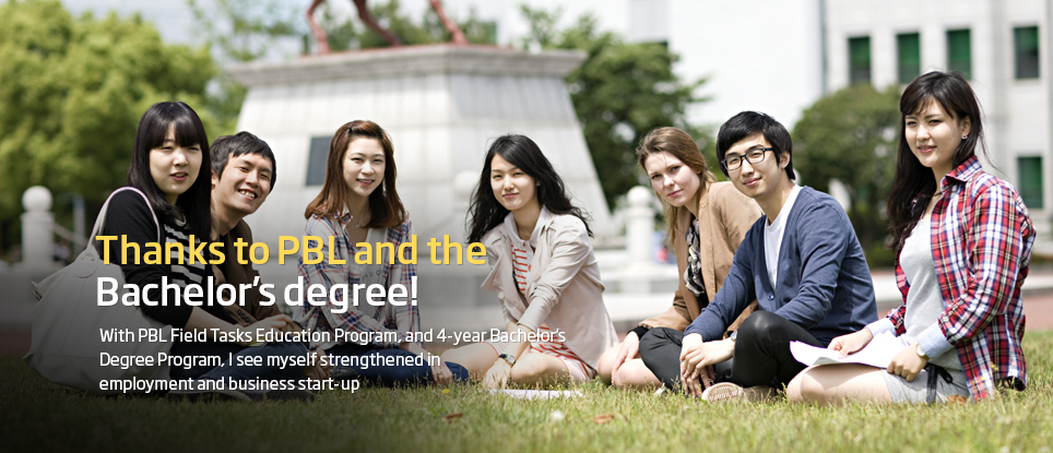 Thanks to PBL and the Bachelor’s degree! - With PBL Field Tasks Education Program, and 4-year Bachelor’s Degree Program, I see myself strengthened in employment and business start-up